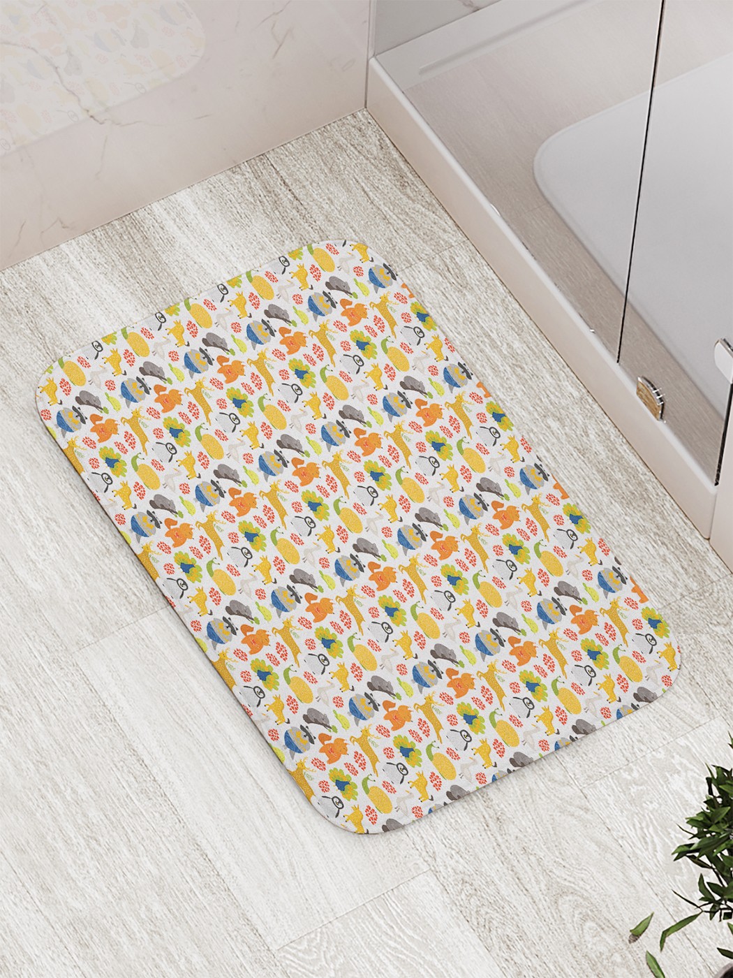 

Коврик противоскользящий для ванной, сауны, бассейна, 77х52 см bath_68386 JoyArty