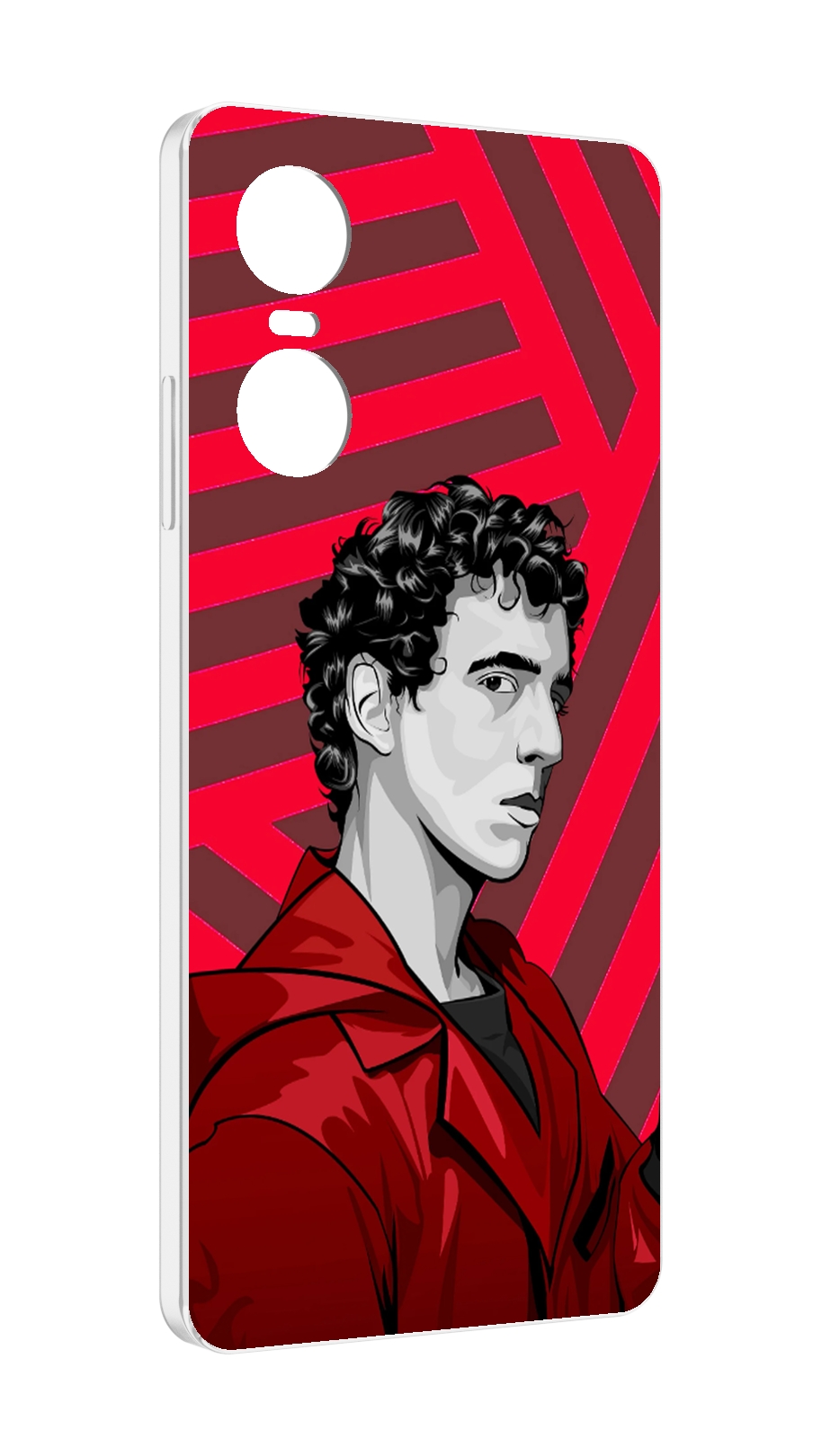 

Чехол Mypads Рио-Бумажный-Дом Для Tecno Pop 6 Pro, Прозрачный, Tocco