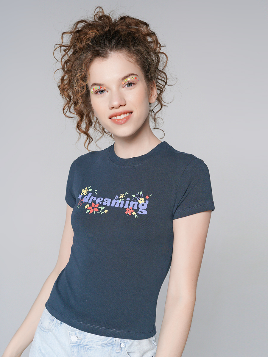 

Футболка женская ТВОЕ 89932 синяя XL, 89932