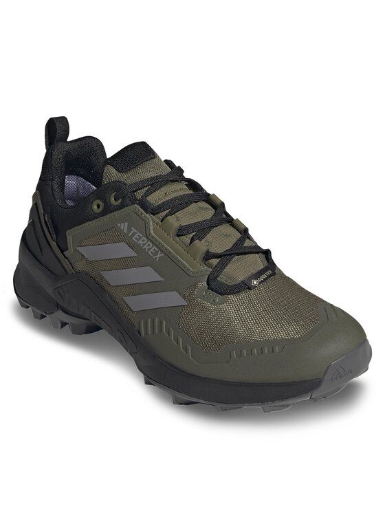 Кроссовки мужские Adidas Terrex Swift R3 GORE-TEX Hiking Shoes HR1312 зеленые 39 13 EU 28108₽