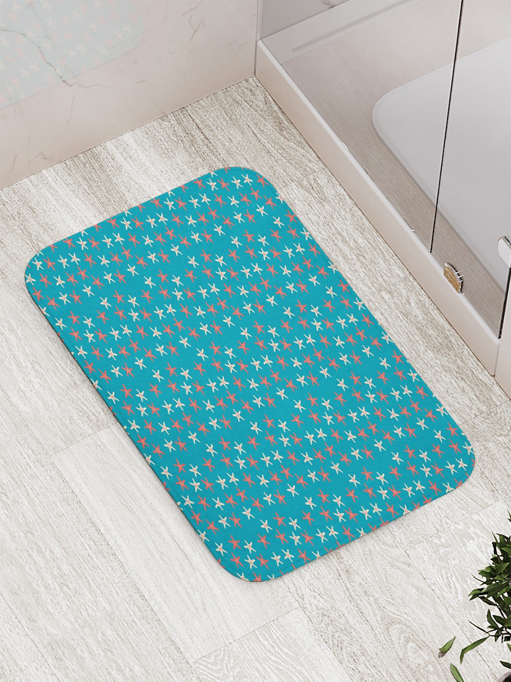 

Коврик противоскользящий для ванной, сауны, бассейна, 77х52 см bath_68373 JoyArty
