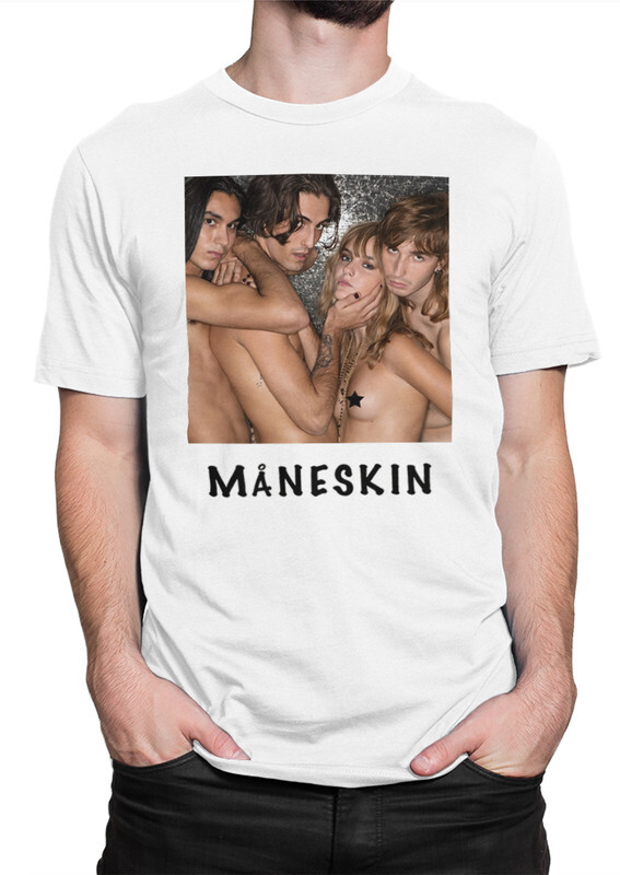 

Футболка мужская DreamShirts Studio группа Maneskin MAN-789246-2 белая XL, Белый, группа Maneskin MAN-789246-2