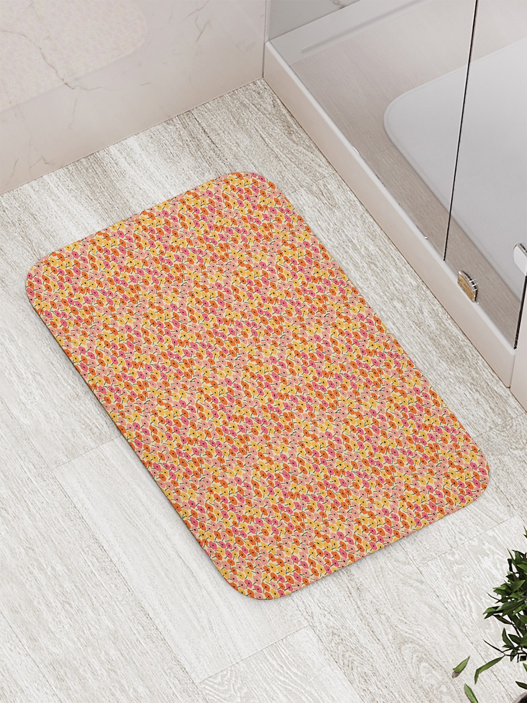 

Коврик противоскользящий для ванной, сауны, бассейна, 77х52 см bath_68365 JoyArty