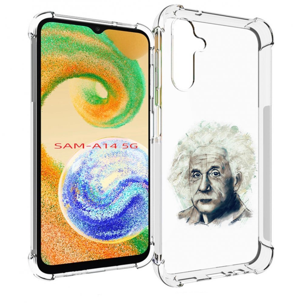 

Чехол MyPads Альберт энштейн для Samsung Galaxy A14 5G, Прозрачный, Tocco