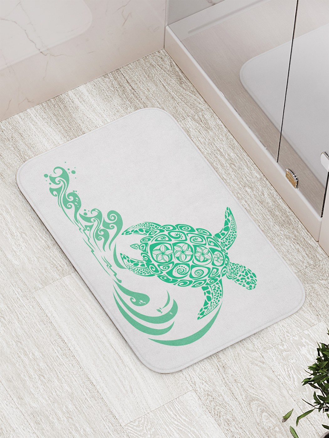 

Коврик противоскользящий для ванной, сауны, бассейна, 77х52 см bath_68363 JoyArty