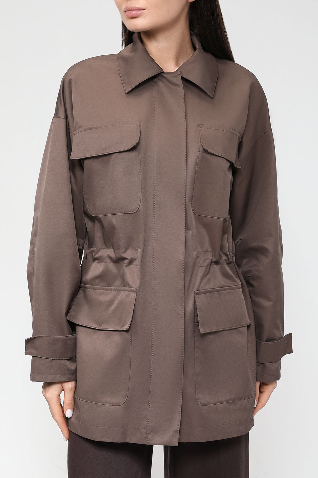

Плащ женский SABRINA SCALA SS23039226-010 коричневый 46 RU, SS23039226-010