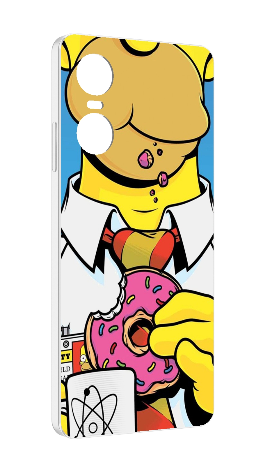 

Чехол Mypads Пончик Для Tecno Pop 6 Pro, Прозрачный, Tocco