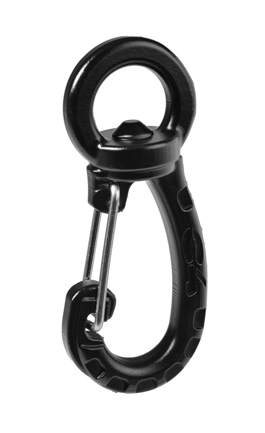 

Карабин C4 POM CARABINER c D кольцом, Черный, Карабин