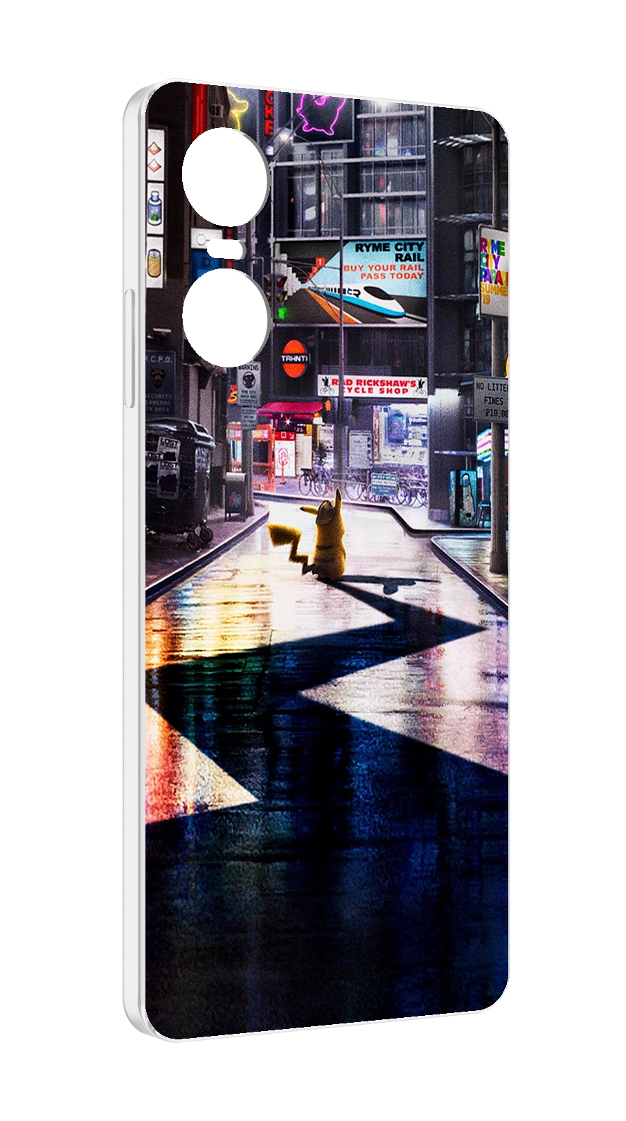 

Чехол Mypads Пикачу-В-Городе Для Tecno Pop 6 Pro, Прозрачный, Tocco