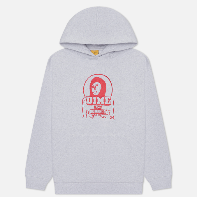 

Худи мужское Dime Homeboy Hoodie серое L, Homeboy Hoodie