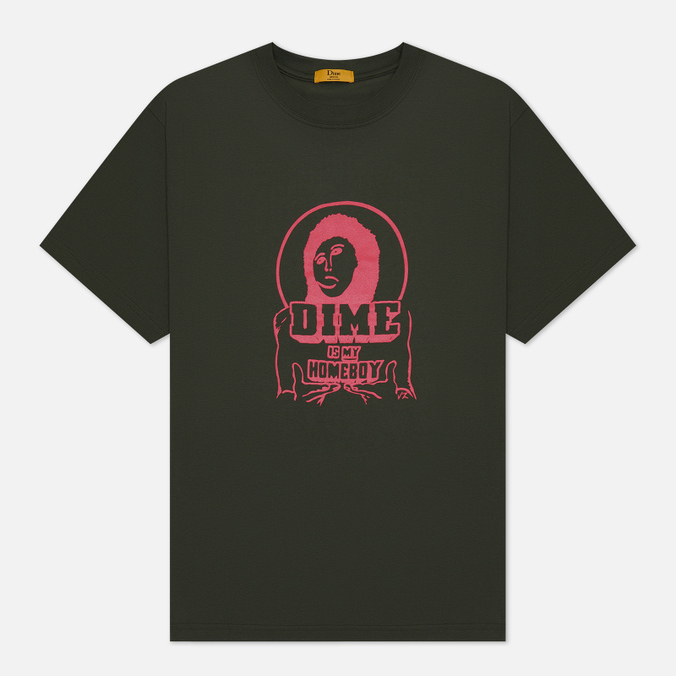 фото Футболка мужская dime homeboy хаки 2xl