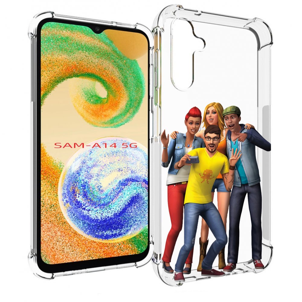

Чехол Mypads Sims Для Samsung Galaxy A14 5G, Прозрачный, Tocco