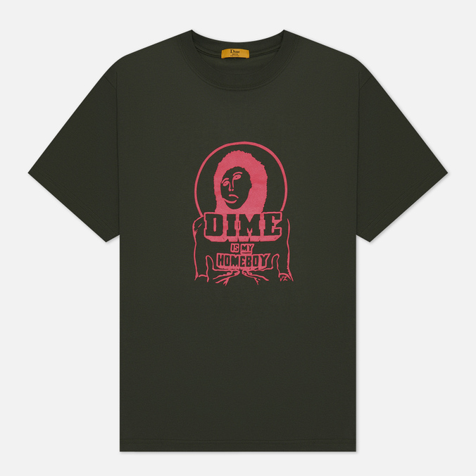 

Футболка мужская Dime Homeboy хаки L, Homeboy