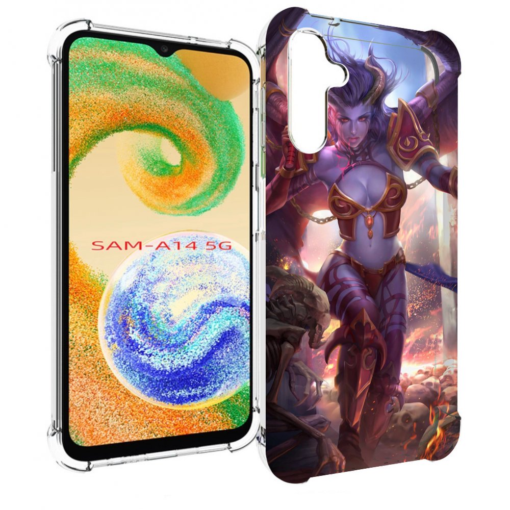 

Чехол Mypads Queen Of Pain Dota 2 Для Samsung Galaxy A14 5G, Прозрачный, Tocco