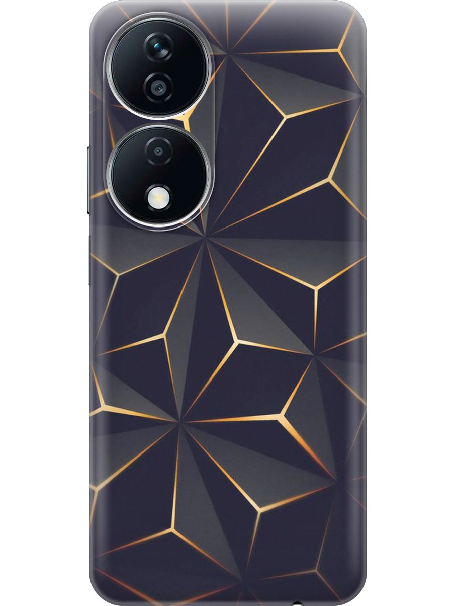 

Силиконовый чехол на Honor X7b с принтом "Графитовый узор", Прозрачный;оранжевый;черный, 781972131