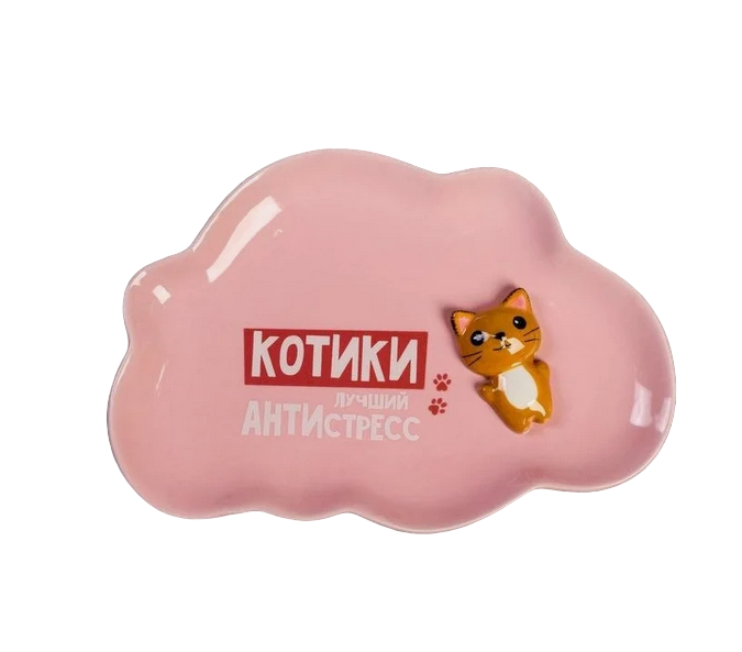

Тарелка детская плоская «Котики», 22,5 х 15,5 см, Розовый