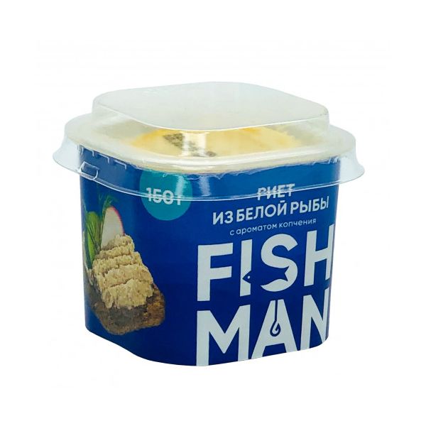 

Риет Fishman из белой рыбы с ароматом копчения 150 г