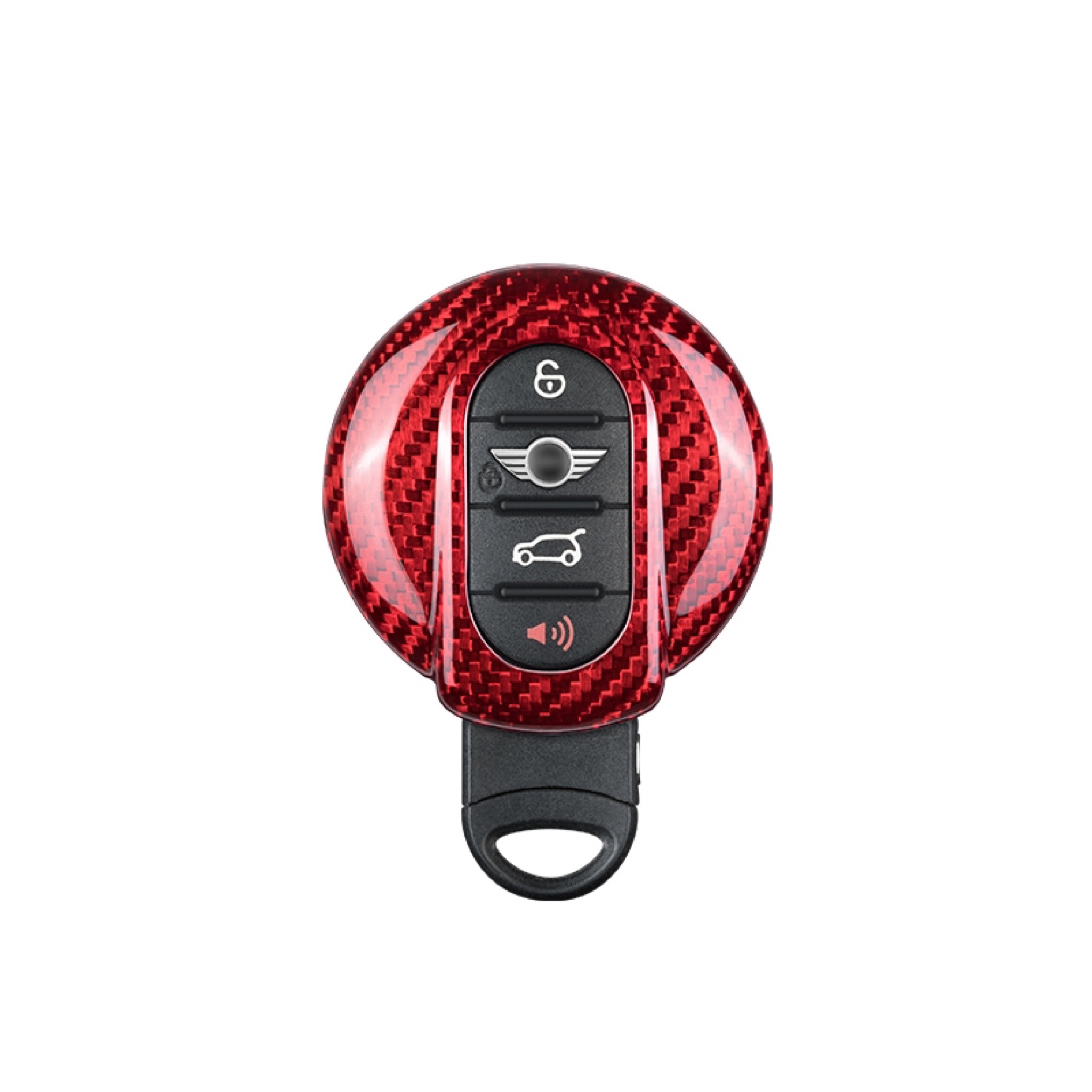 

Чехол T-Carbon 85003 для ключа Mini Cooper из карбона, Красный