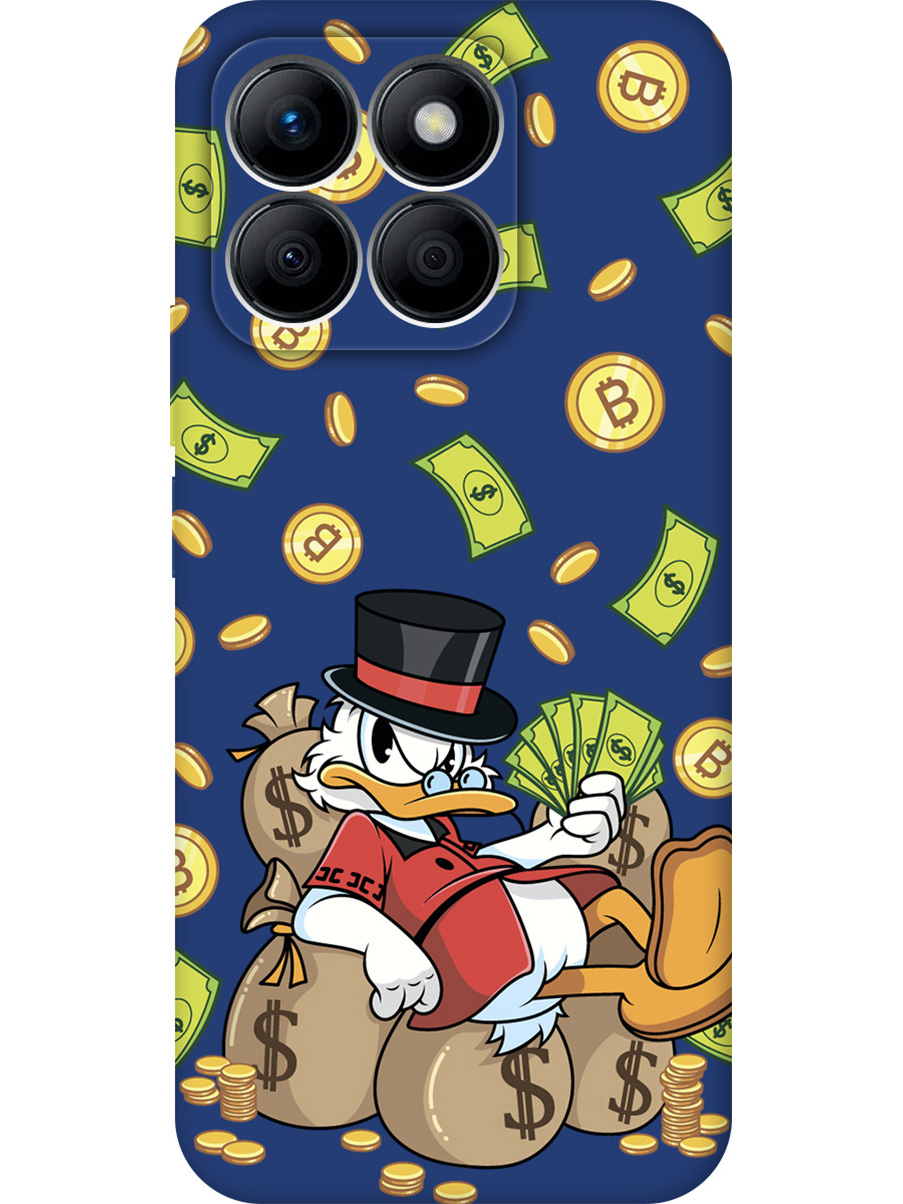 

Силиконовый чехол на Honor X8b с принтом "Богатый Скрудж" матовый синий, Синий;прозрачный;белый;зеленый, 781973271