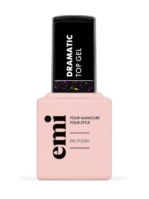 Топ для гель-лака E.Mi Dramatic Top Gel 9 мл bagi концентрированный гель для стирки светлых ных темных и джинсовых тканей универсальный 950