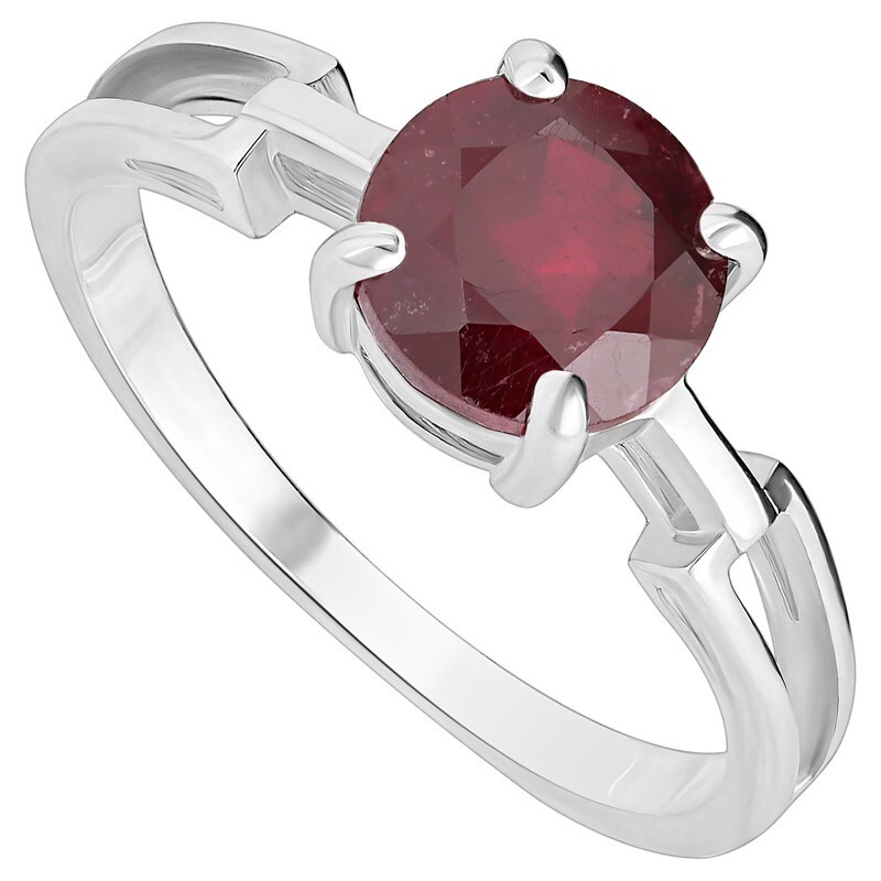 

Кольцо из серебра с рубином р.22,5 LAZURIT-ONLINE 780300, 780300