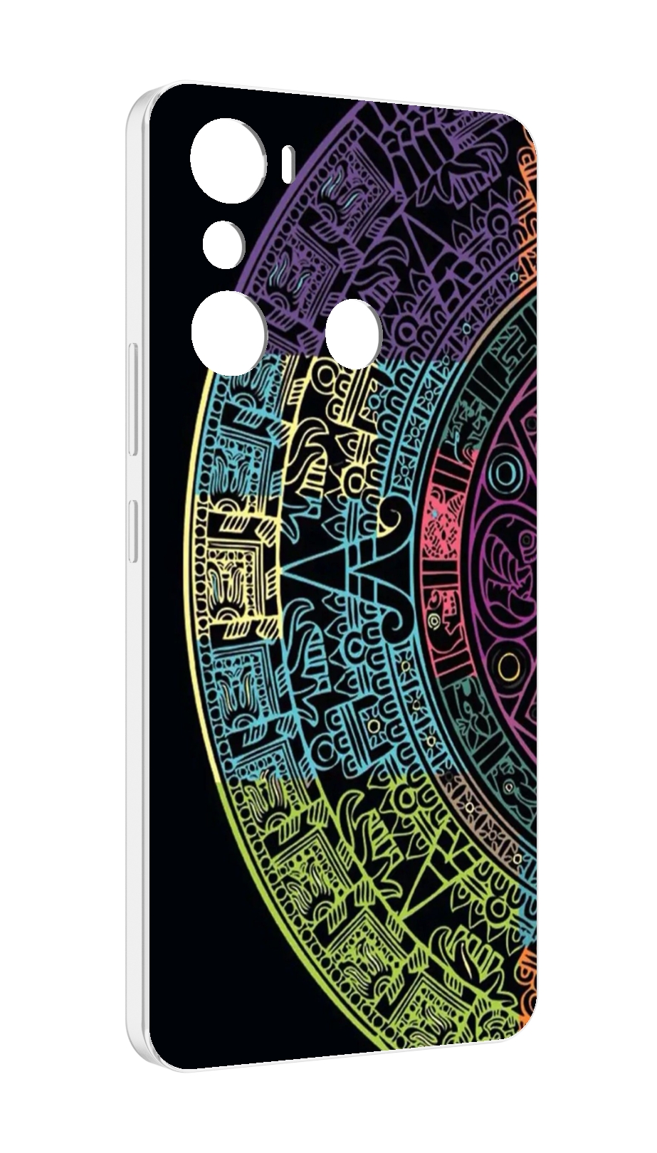 

Чехол MyPads орнамент полукруга для Infinix Hot 20i, Прозрачный, Tocco