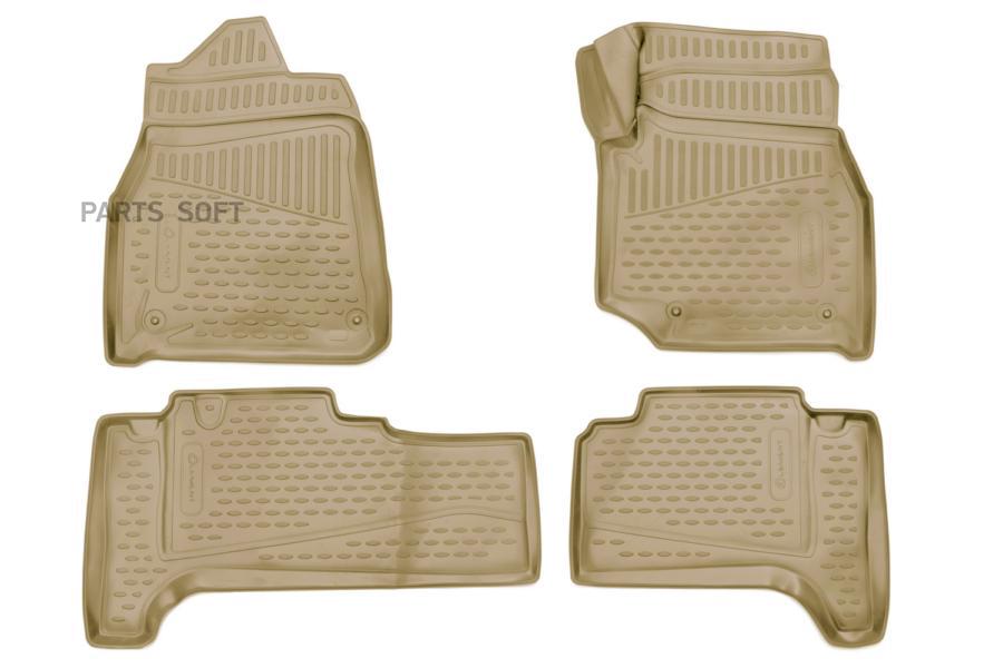 

Autofamily коврики standard, 3d в салон toyota land cuiser (j100), 1998-2007, п.р. 4wd, ди