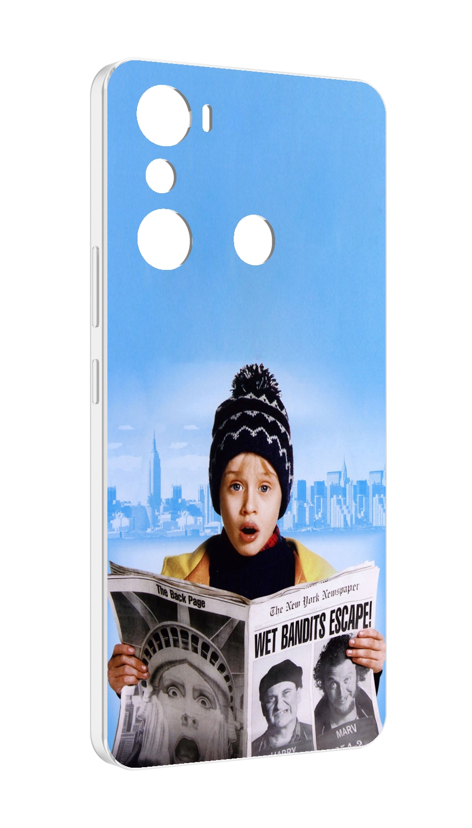 

Чехол MyPads один-дома-детский для Infinix Hot 20i, Прозрачный, Tocco