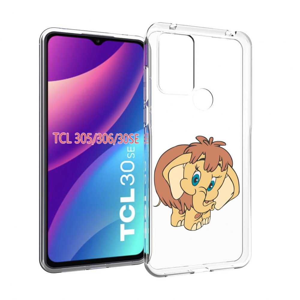 

Чехол MyPads волосатый-слоник детский для TCL 30SE/305/306/30E, Tocco