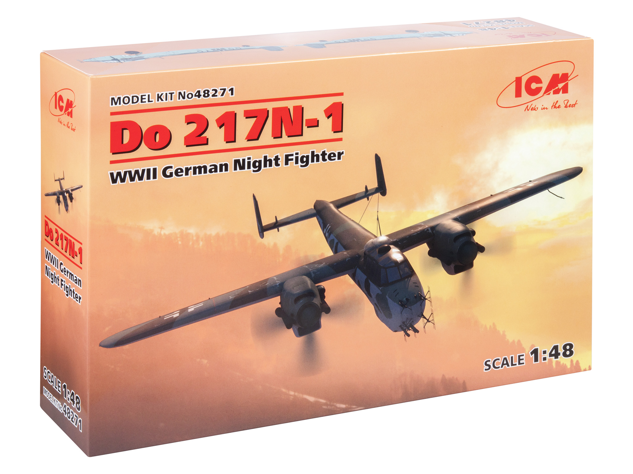 

Сборная модель ICM 1/48 Германский ночной истребитель Do 217N-1 48271