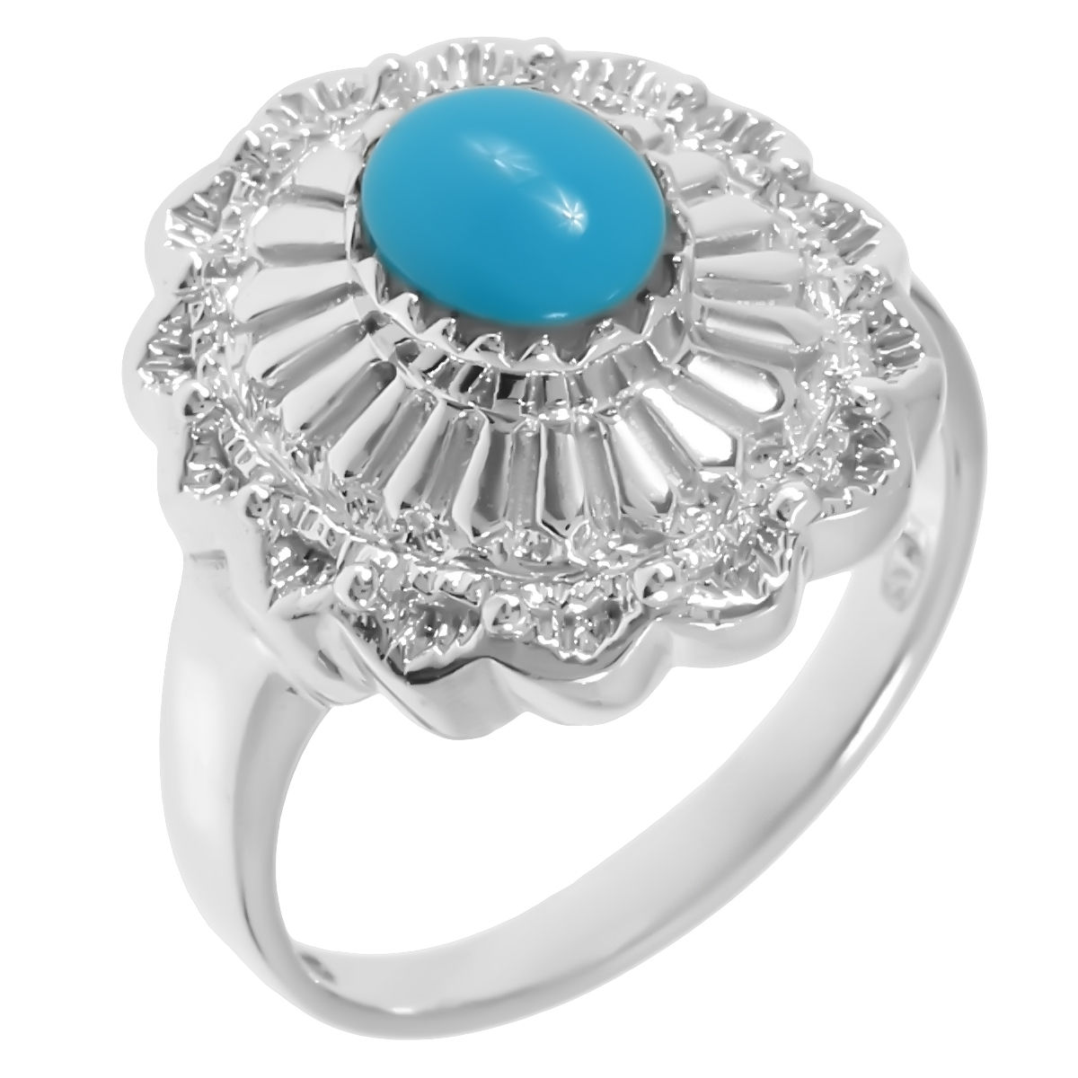 

Кольцо из серебра с бирюзой р. 18 Balex Jewellery 1405935355, 1405935355