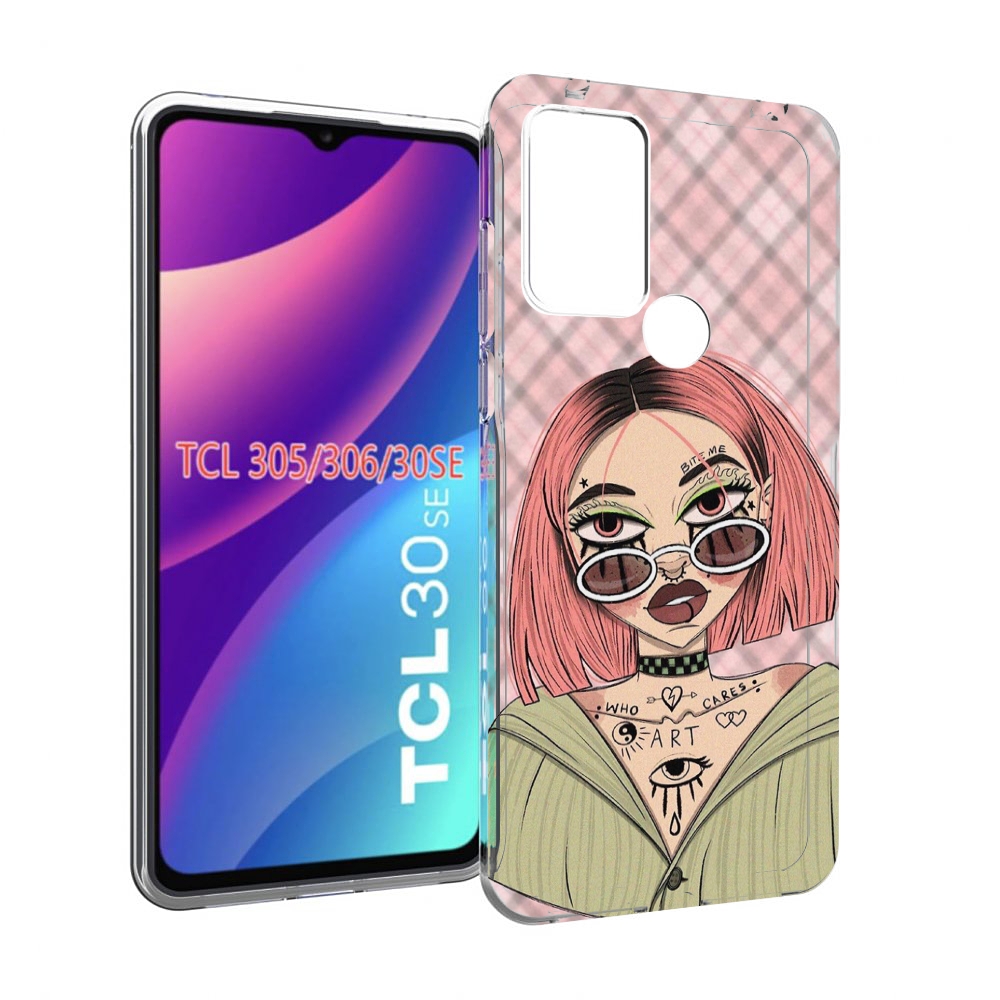 

Чехол MyPads бунтарка-девочка для TCL 30SE/305/306/30E, Tocco