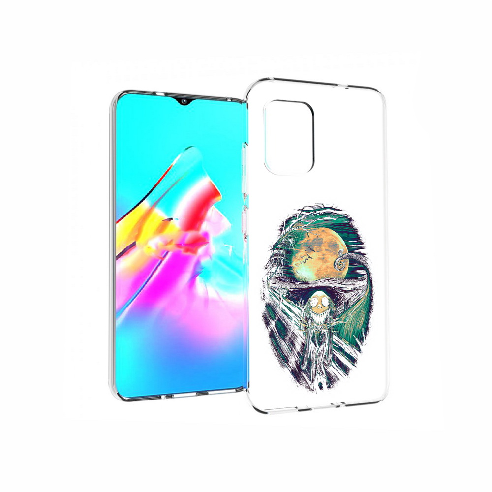 

Чехол MyPads Tocco для Asus Zenfone 8 зубастое существо абстракция, Прозрачный, Tocco