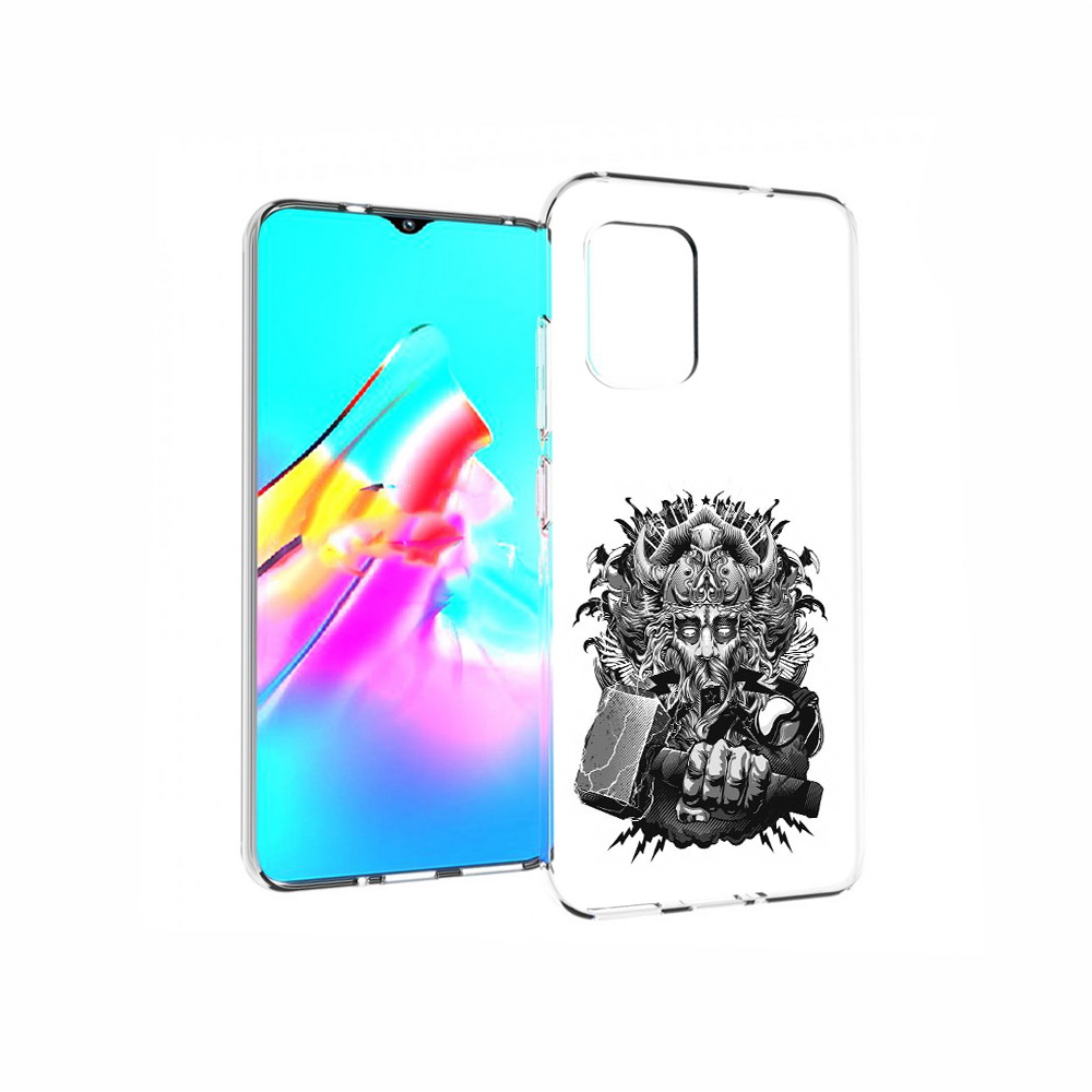 

Чехол MyPads Tocco для Asus Zenfone 8 злой тор, Прозрачный, Tocco