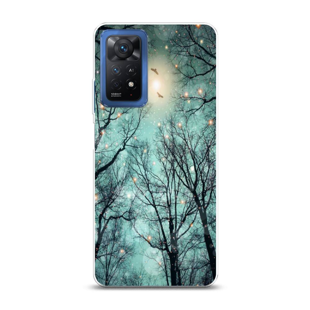 фото Силиконовый чехол "лес в сумерках" на xiaomi redmi note 11e pro awog