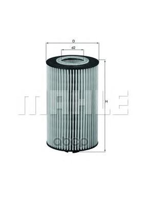 

Фильтр масляный Mahle/Knecht ox161d