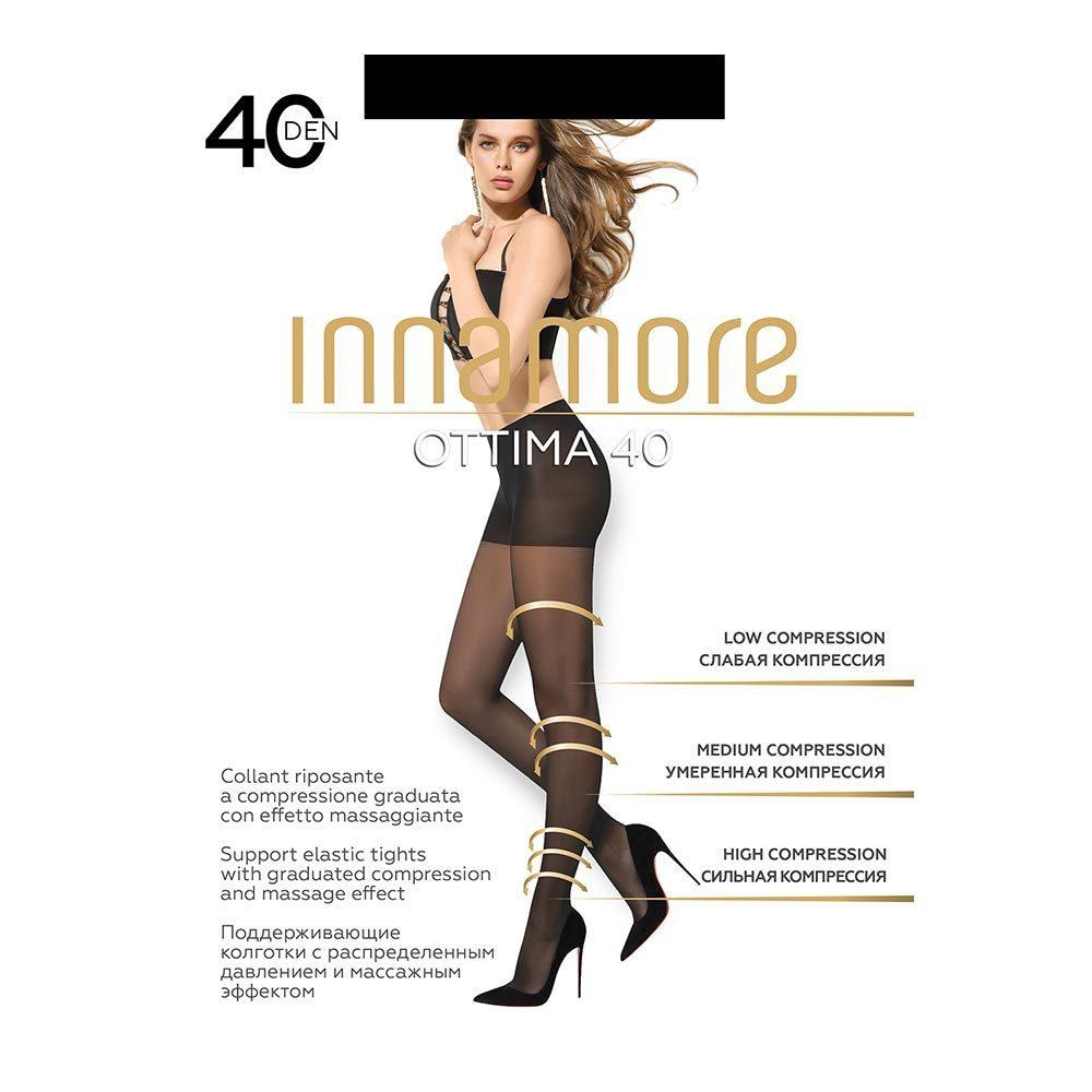 

Колготки Innamore Ottima, чёрные, 40 den, 5 размер, Черный