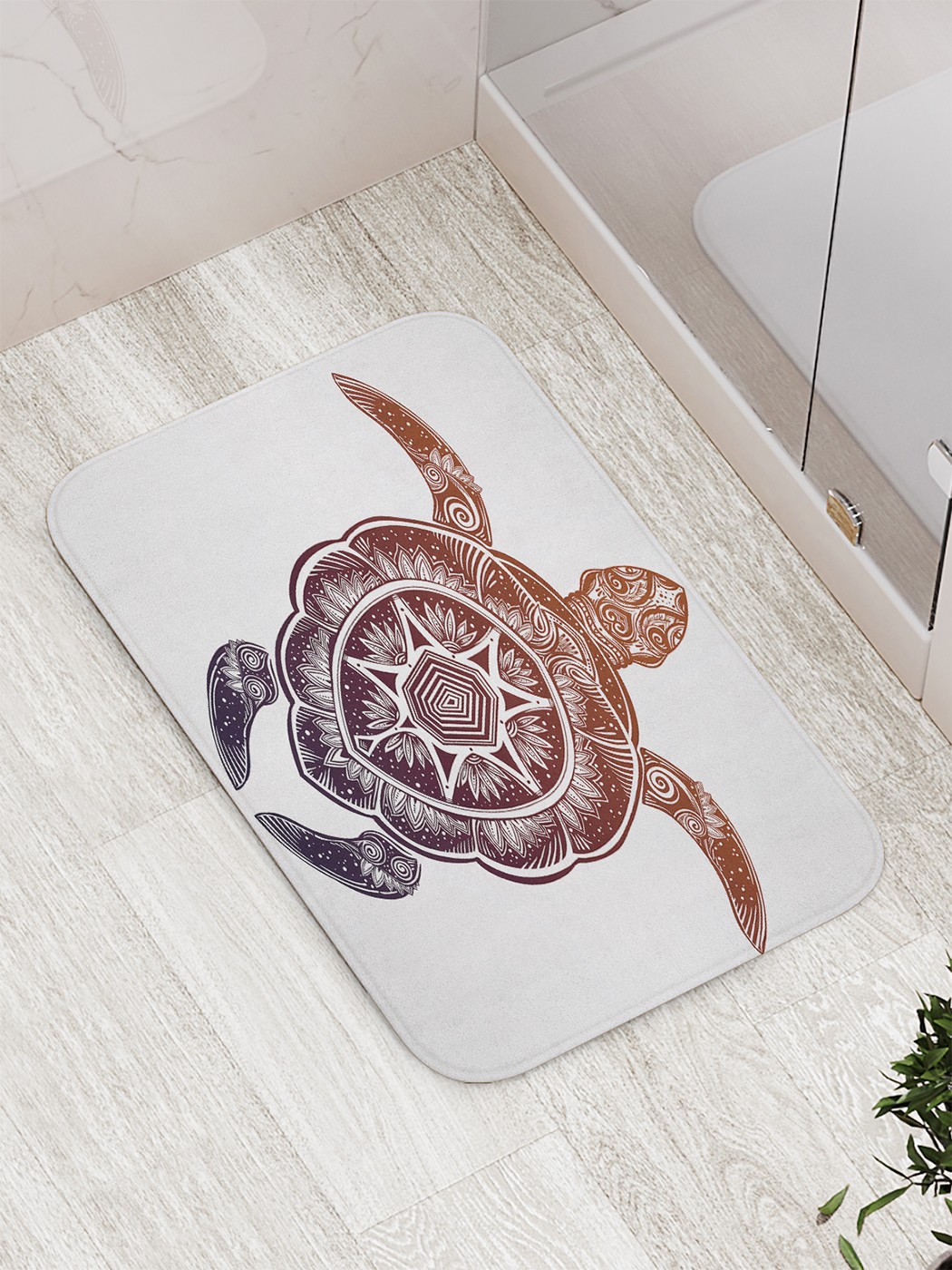 

Коврик противоскользящий для ванной, сауны, бассейна, 77х52 см bath_68342 JoyArty