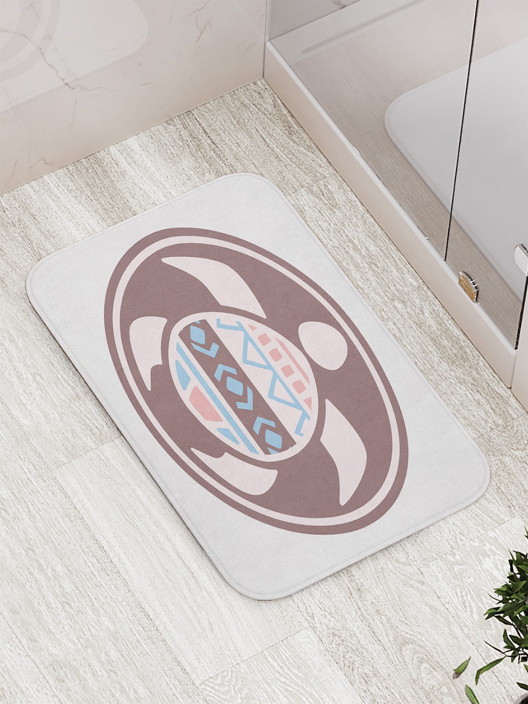 

Коврик противоскользящий для ванной, сауны, бассейна, 77х52 см bath_68333 JoyArty