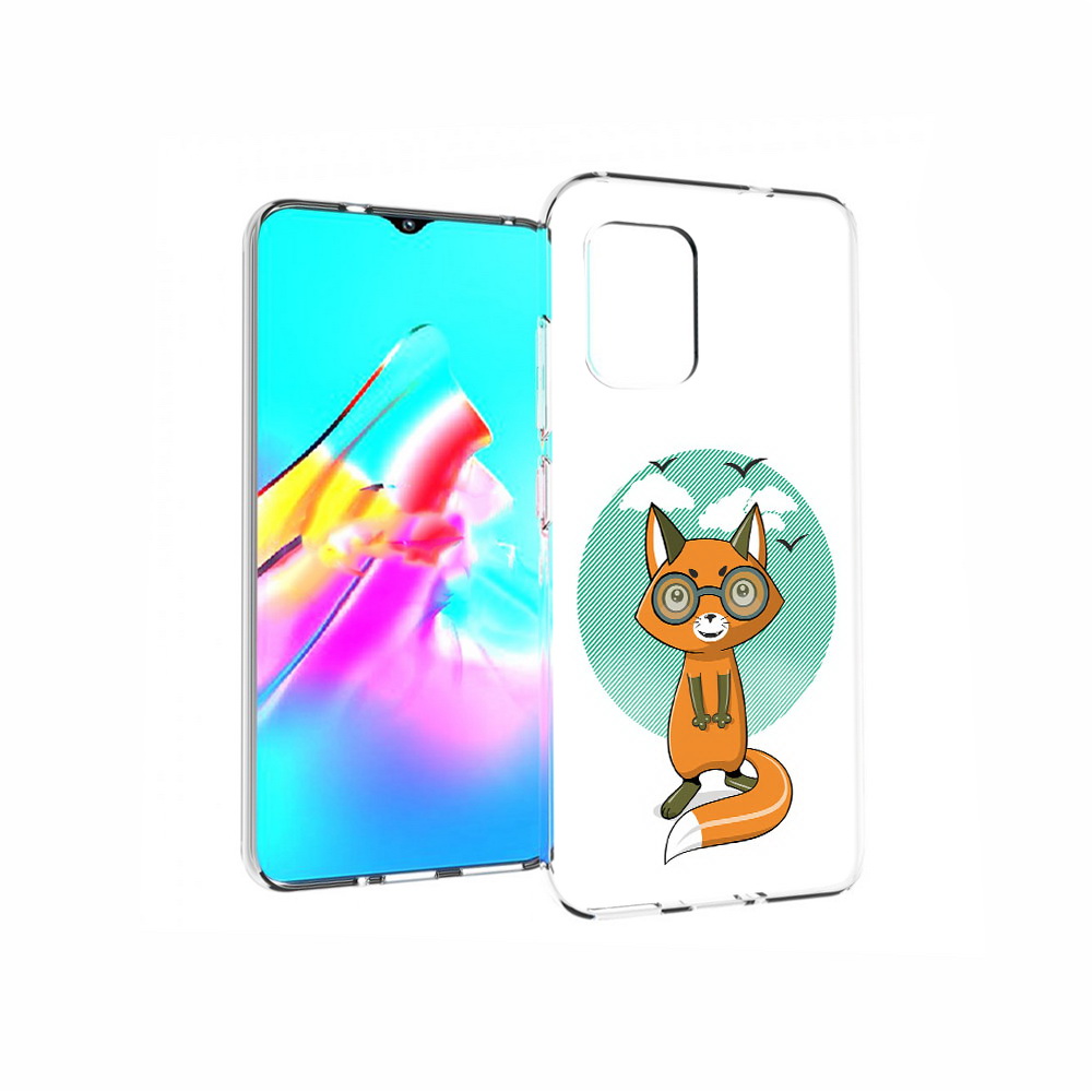 

Чехол MyPads Tocco для Asus Zenfone 8 задумчивая лиса, Прозрачный, Tocco