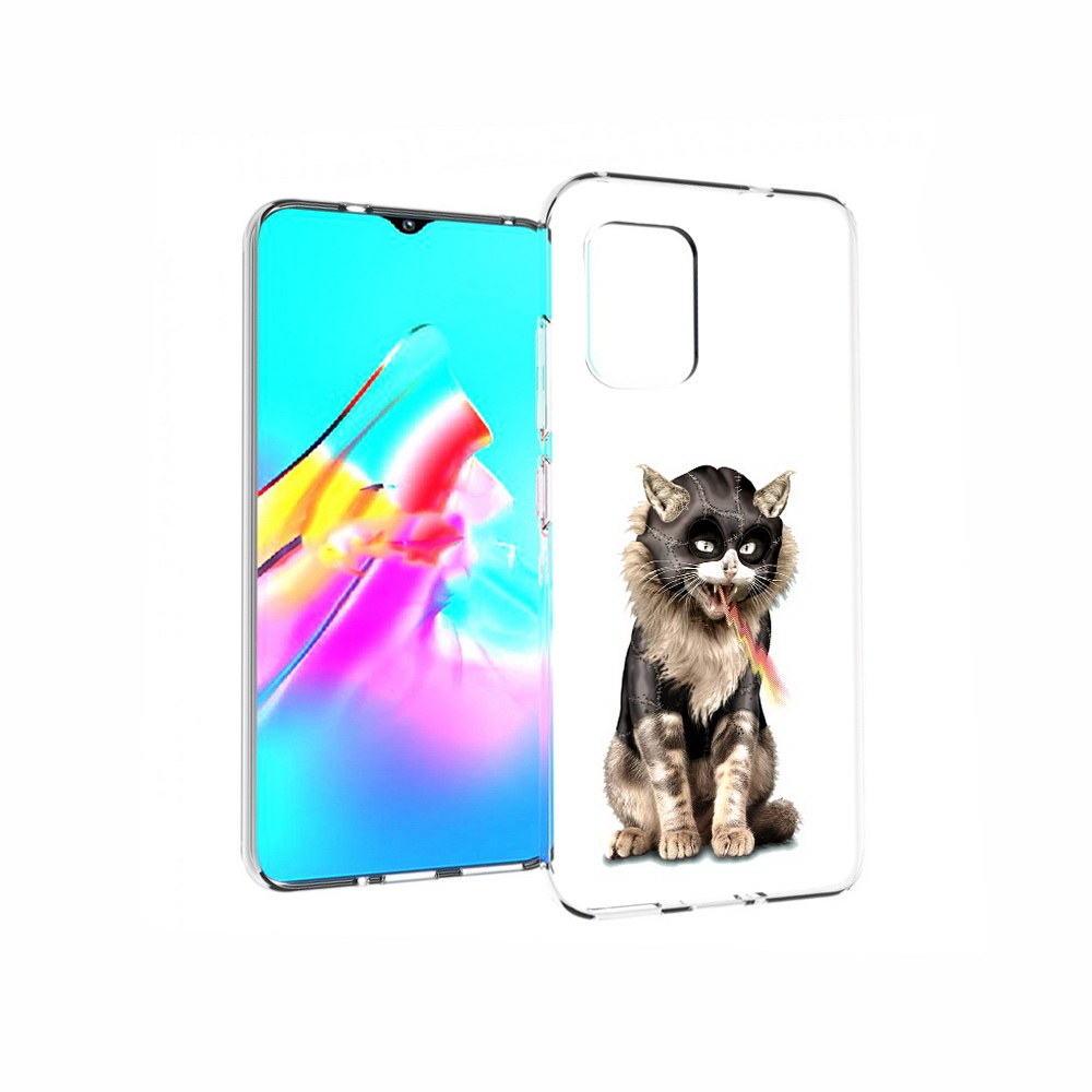 

Чехол MyPads Tocco для Asus Zenfone 8 дьяволский кот, Прозрачный, Tocco