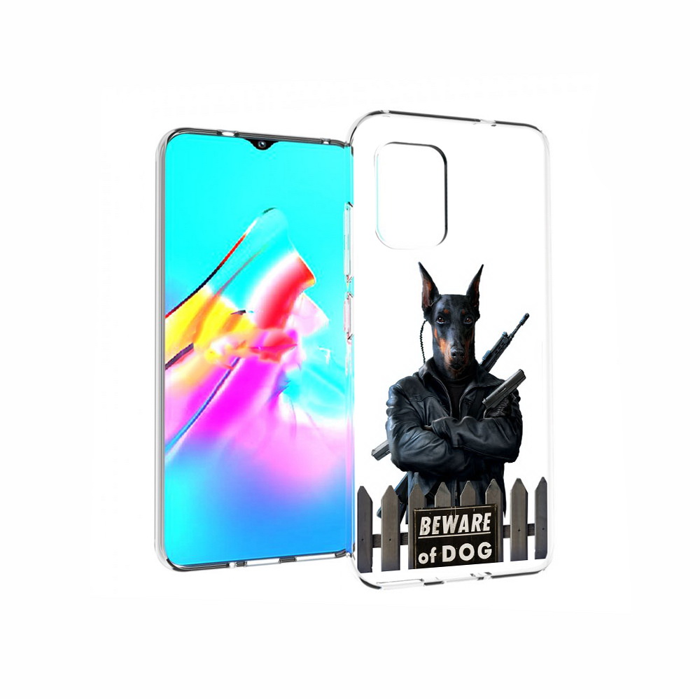 

Чехол MyPads Tocco для Asus Zenfone 8 доберман, Прозрачный, Tocco