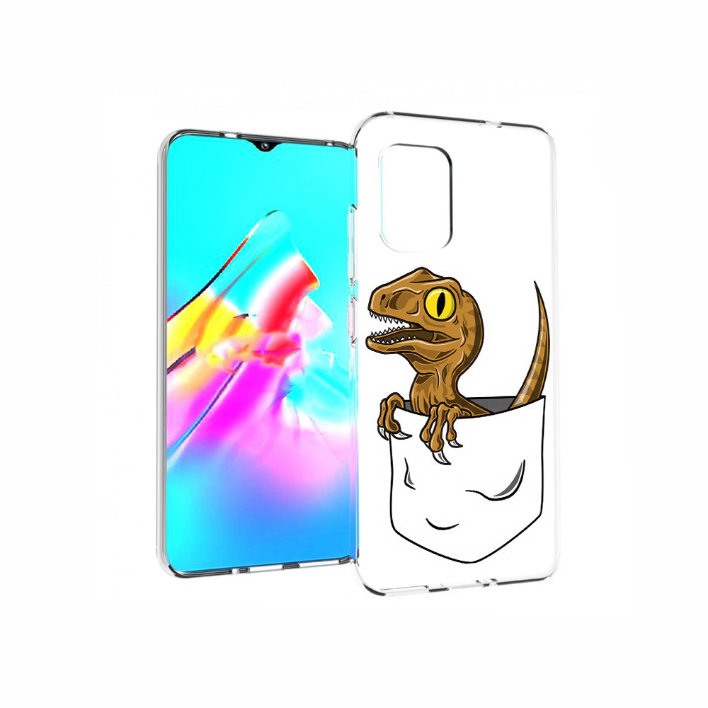 

Чехол MyPads Tocco для Asus Zenfone 8 динозавр в кармане, Прозрачный, Tocco