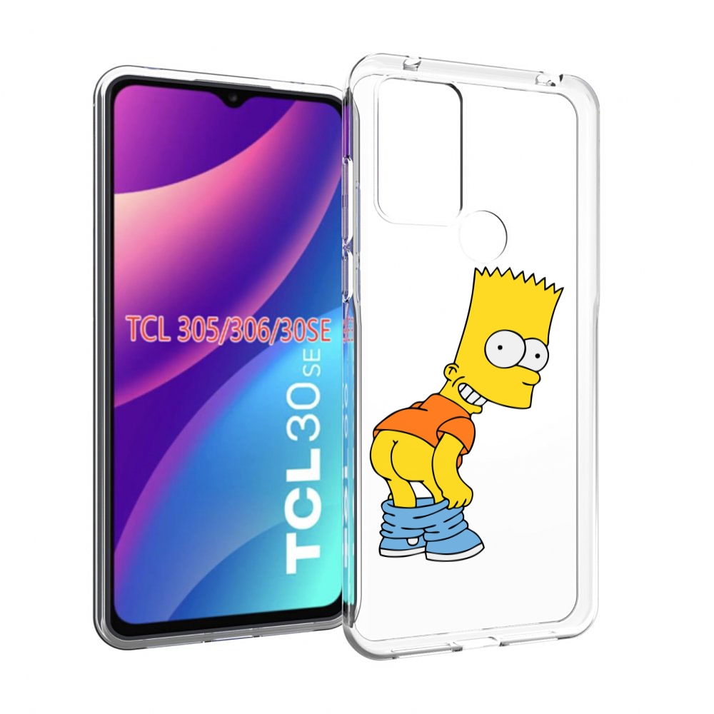 

Чехол MyPads барт-симпсон-довольный для TCL 30SE/305/306/30E, Tocco