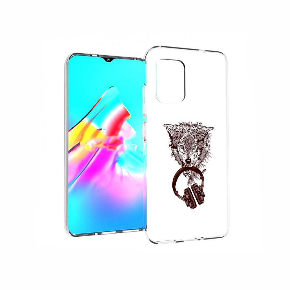 

Чехол MyPads Tocco для Asus Zenfone 8 дикий волк, Прозрачный, Tocco