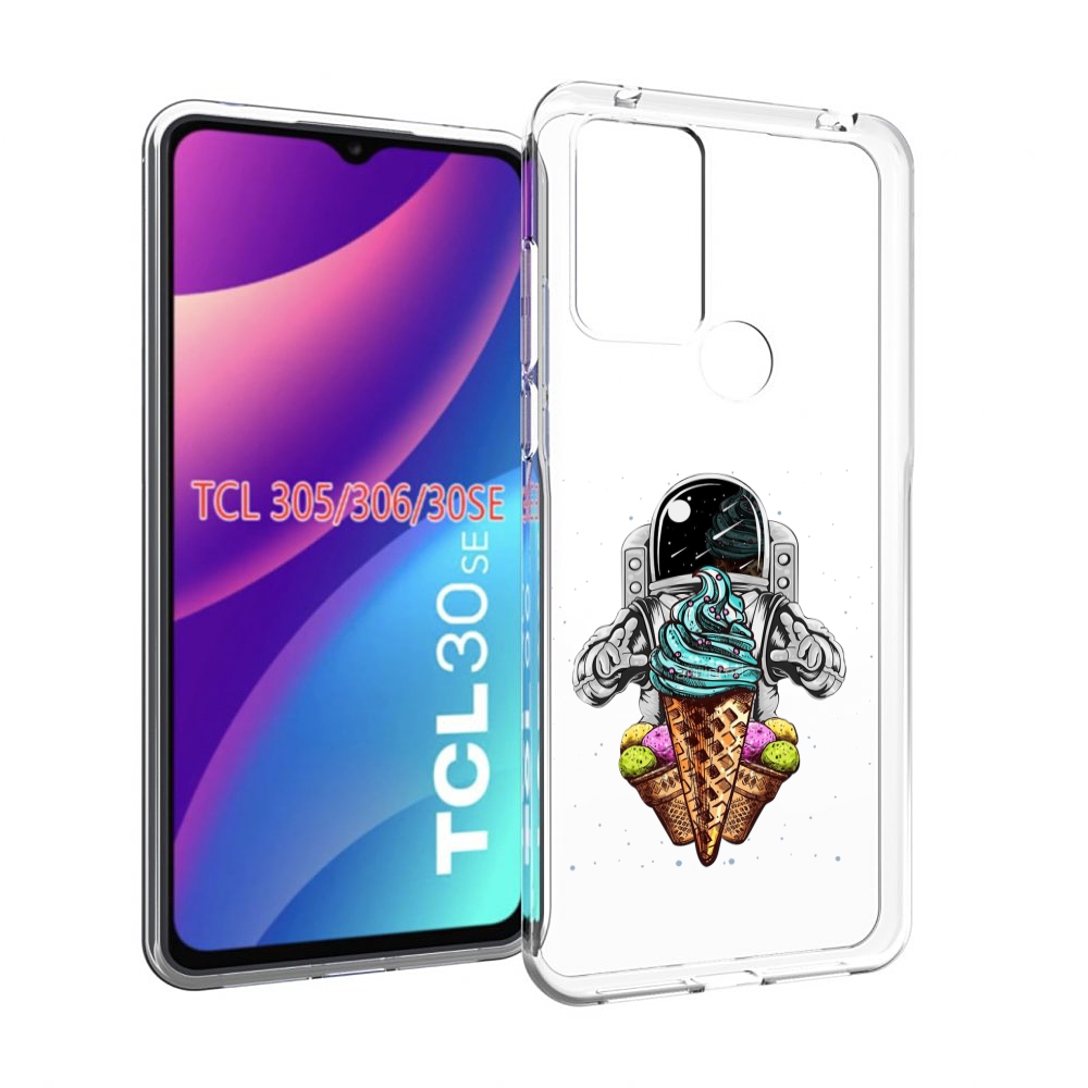 

Чехол MyPads астронавт-любит-мороженное для TCL 30SE/305/306/30E, Tocco