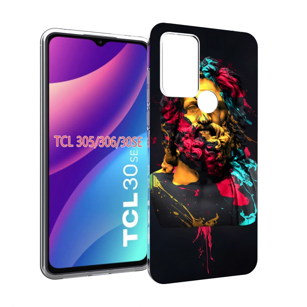 

Чехол MyPads арт-статуя-краски для TCL 30SE / TCL 305 / TCL 306 / TCL 30E, Tocco
