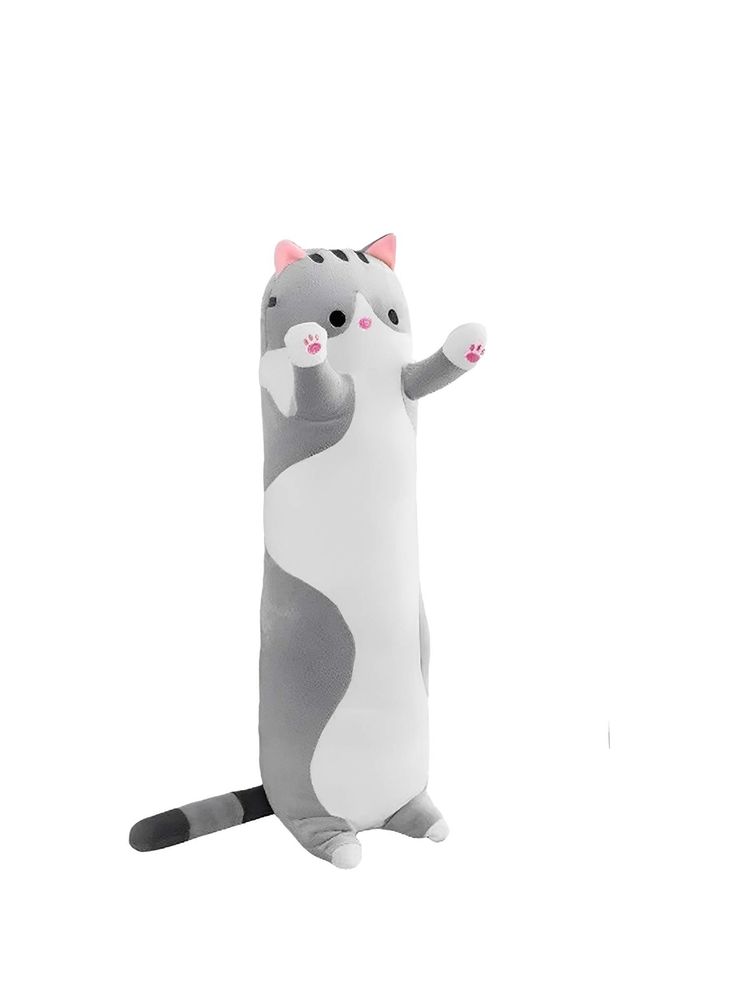 

Мягкая игрушка, Кот-батон, серый, 50 см, Кот-батон