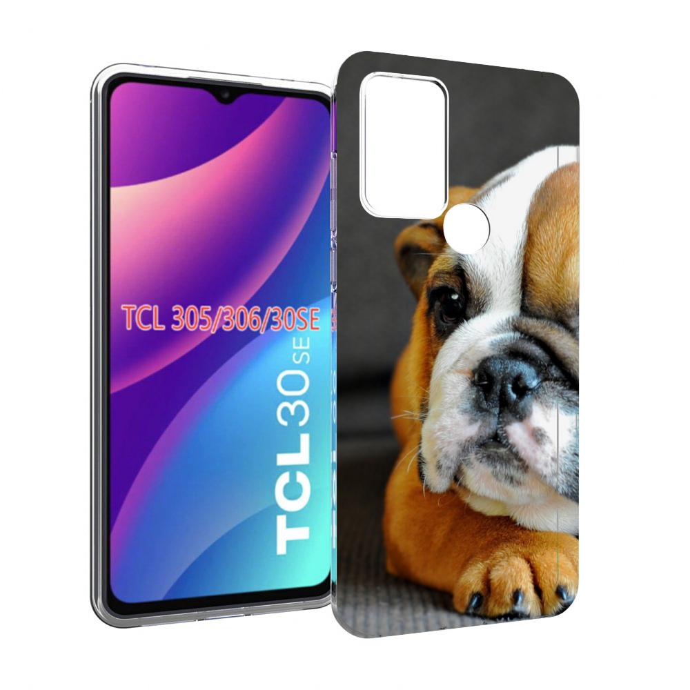 

Чехол MyPads английский бульдор для TCL 30SE/305/306/30E, Tocco
