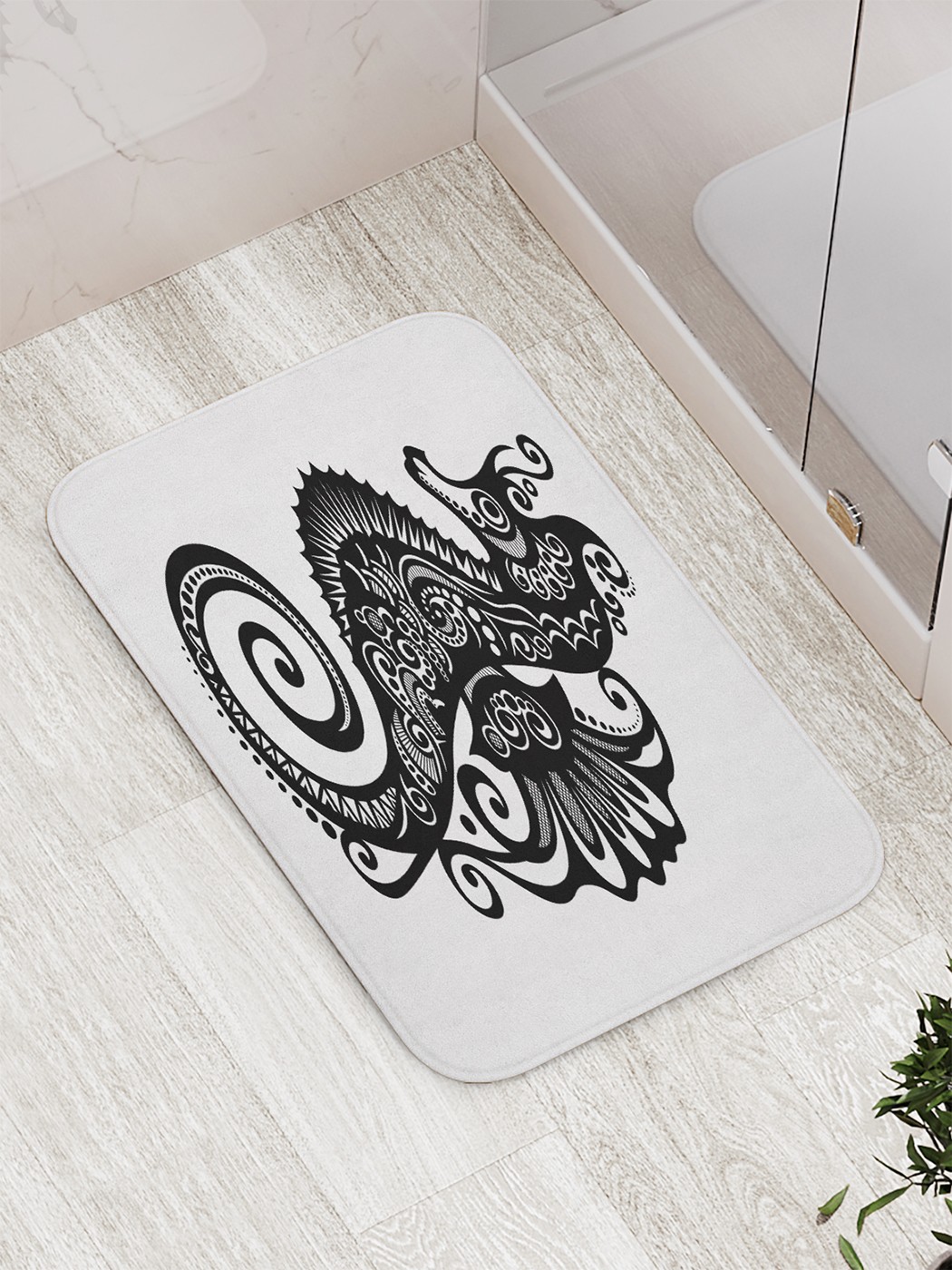 

Коврик противоскользящий для ванной, сауны, бассейна, 77х52 см bath_68236 JoyArty